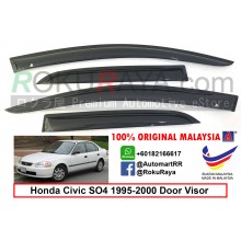 Honda Civic EK SO4 4Door (6th Gen) 1995-2000 AG Door Visor Air Press Wind Deflector (Small 7cm Width)